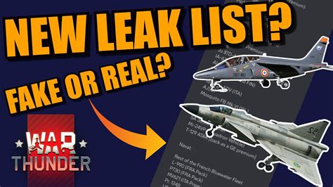 Leak List